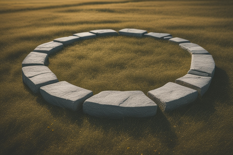 Image of a stone circle a sacred place of power