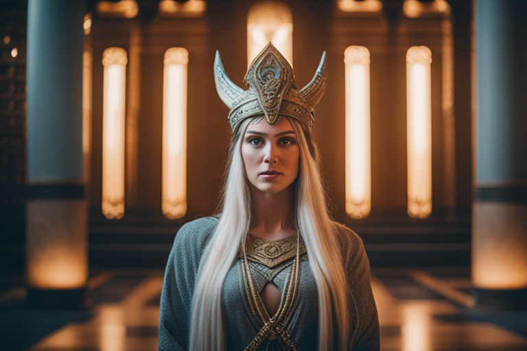 Image of a norse goddess