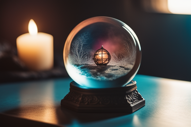 Image of crystal ball for scrying