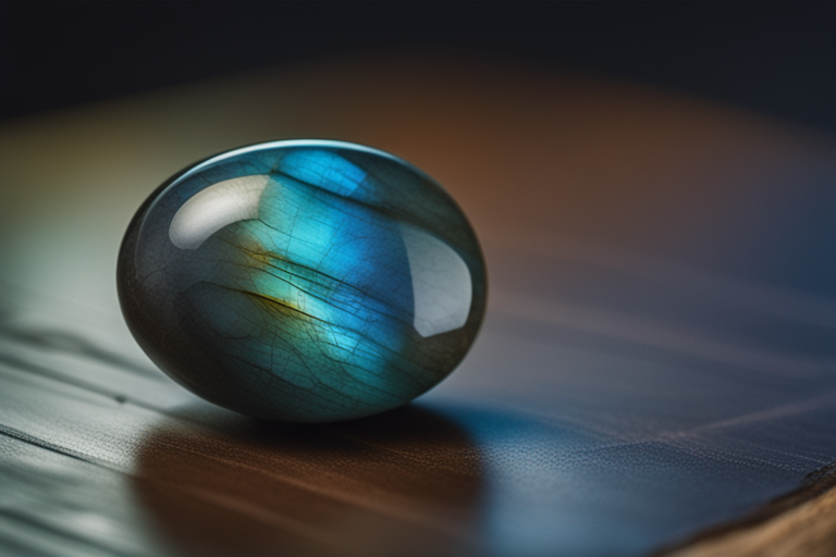 Image of a labradorite crystal